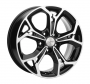 Легковой диск Khomen Wheels KHW1702 7x17 5x114,3 ET49 67,1 Black-FP