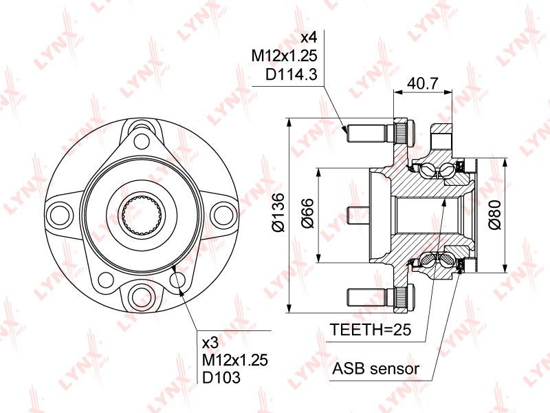 LYNXauto WH-1031 Nissan